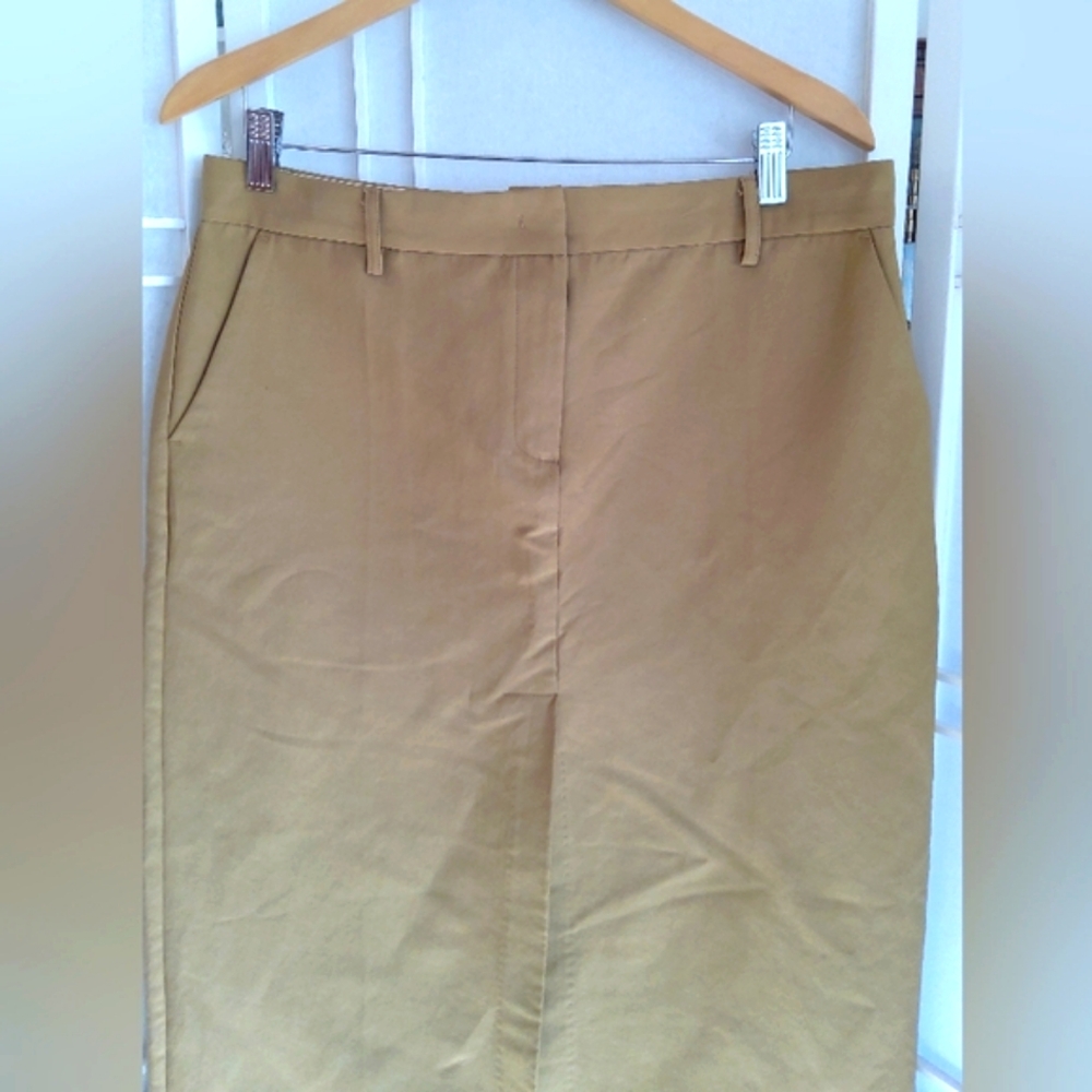 The Frankie Shop Tan Chinos Skirt Versatile Style - Picture 3 of 6